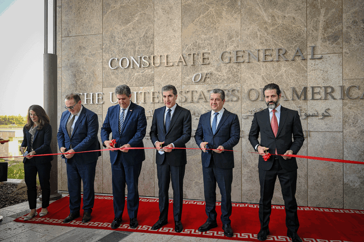 افتتاح بزرگترین کنسولگری امریکادر کردستان عراق / ۵۱ هکتار و هزینه ۸۰۰ میلیون دلار افتتاح بزرگترین کنسولگری امریکادر کردستان عراق / ۵۱ هکتار و هزینه ۸۰۰ میلیون دلار