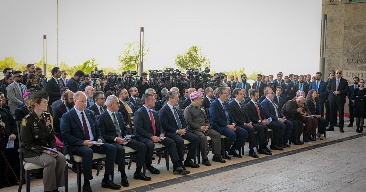 ساختمان جدید کنسولگری آمریکا در اربیل مرکز کردستان عراق افتتاح شد