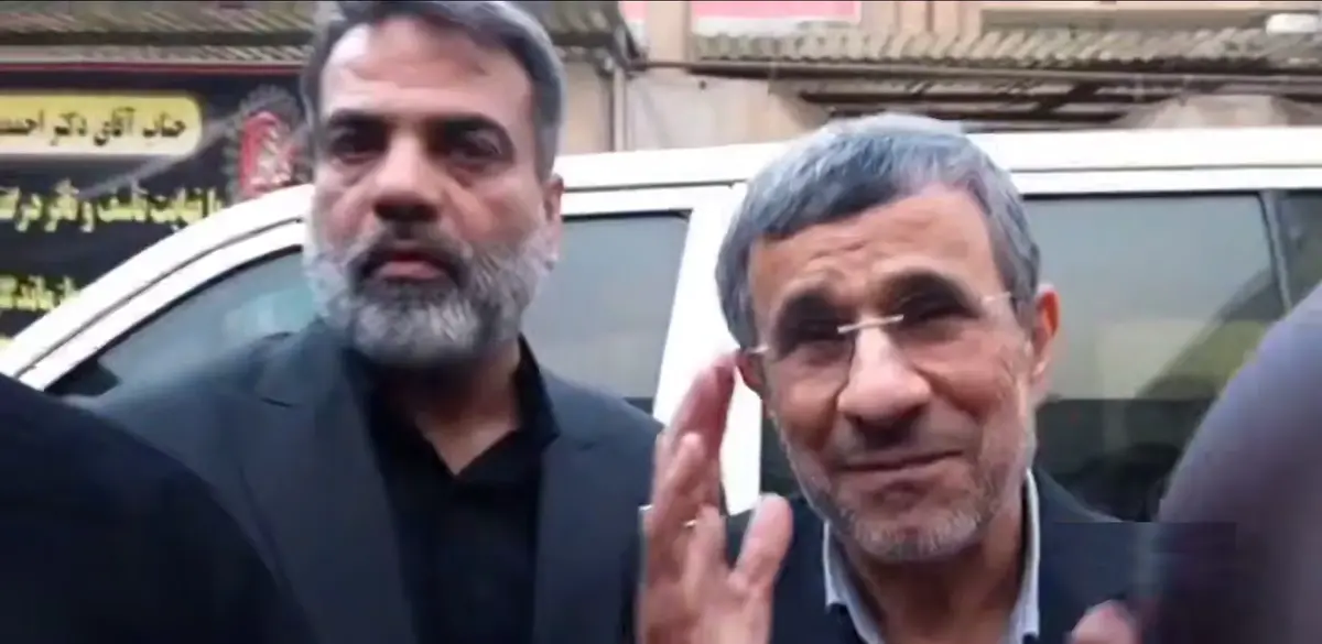 سکوت معنادار احمدی‌نژاد در مراسم یادبود؛ ممنوع‌المصاحبه است؟