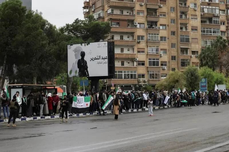 جشن های اولین سالگرد سقوط بشار اسد - سوریه
