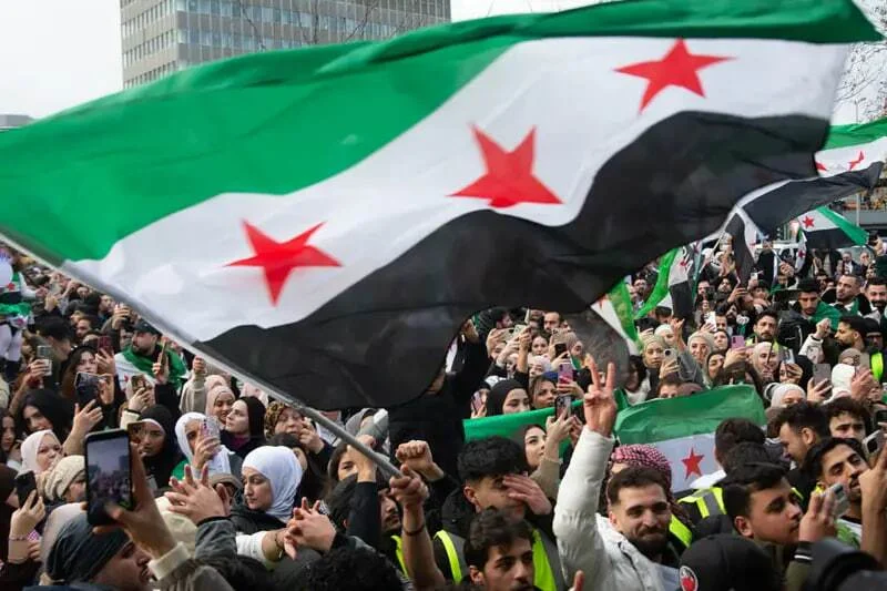 جشن های اولین سالگرد سقوط بشار اسد - سوریه