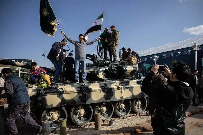 جشن های اولین سالگرد سقوط بشار اسد - سوریه