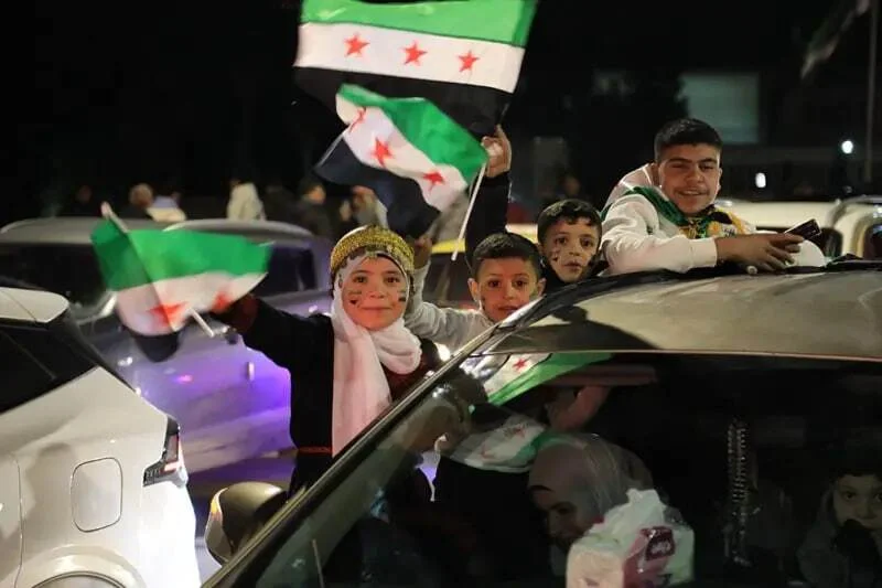جشن های اولین سالگرد سقوط بشار اسد - سوریه