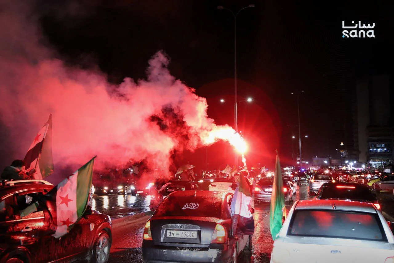 جشن های اولین سالگرد سقوط بشار اسد  - شهر بندری طرطوس