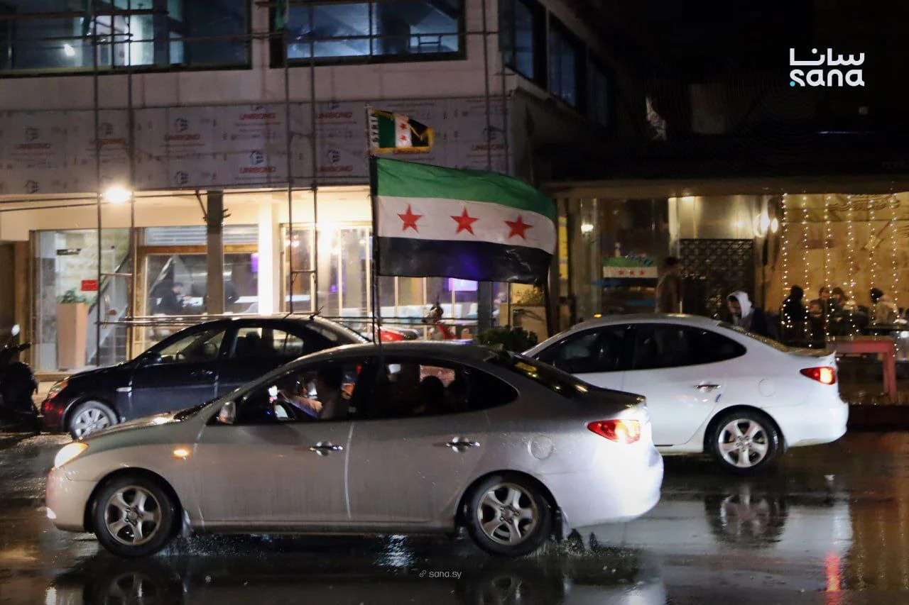 جشن های اولین سالگرد سقوط بشار اسد  - شهر بندری طرطوس