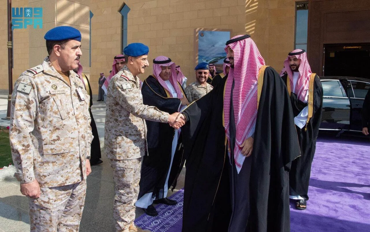 افتتاح پایگاه جدید نیروی هوایی عربستان سعودی (+عکس)