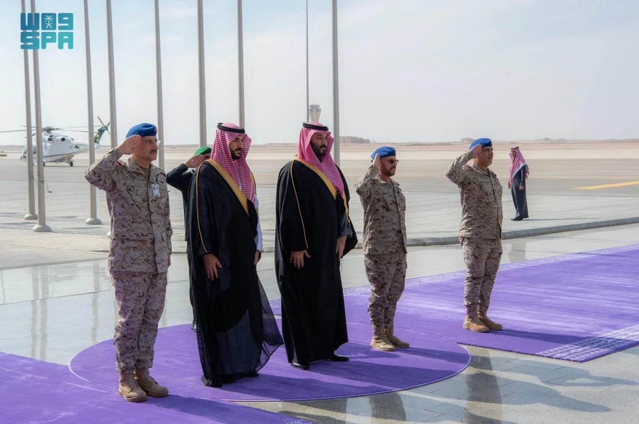 افتتاح پایگاه جدید نیروی هوایی عربستان سعودی (+عکس)