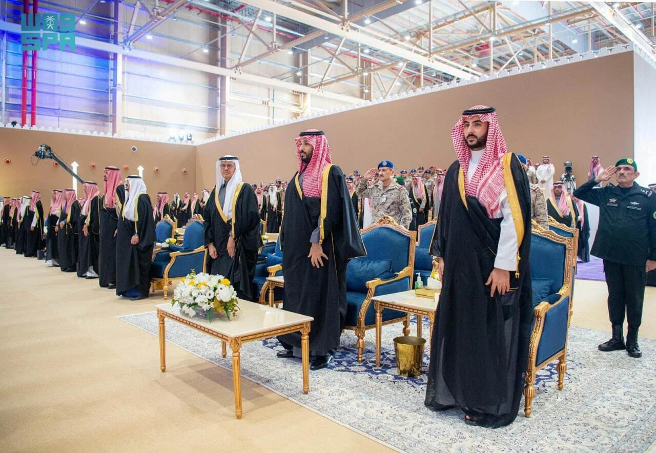 افتتاح پایگاه جدید نیروی هوایی عربستان سعودی (+عکس)