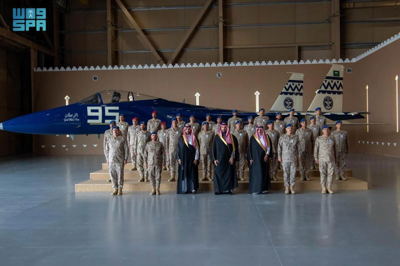 افتتاح پایگاه جدید نیروی هوایی عربستان سعودی (+عکس)