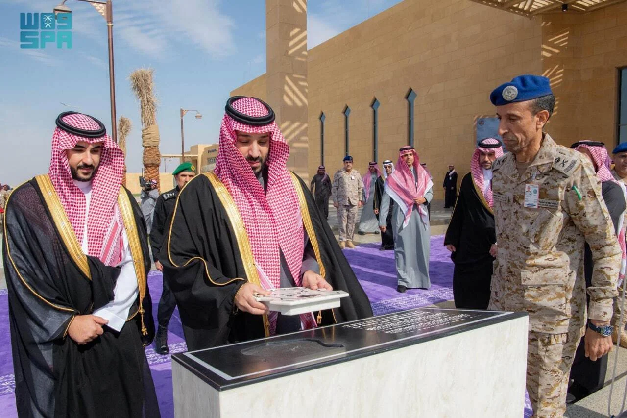 افتتاح پایگاه جدید نیروی هوایی عربستان سعودی (+عکس)