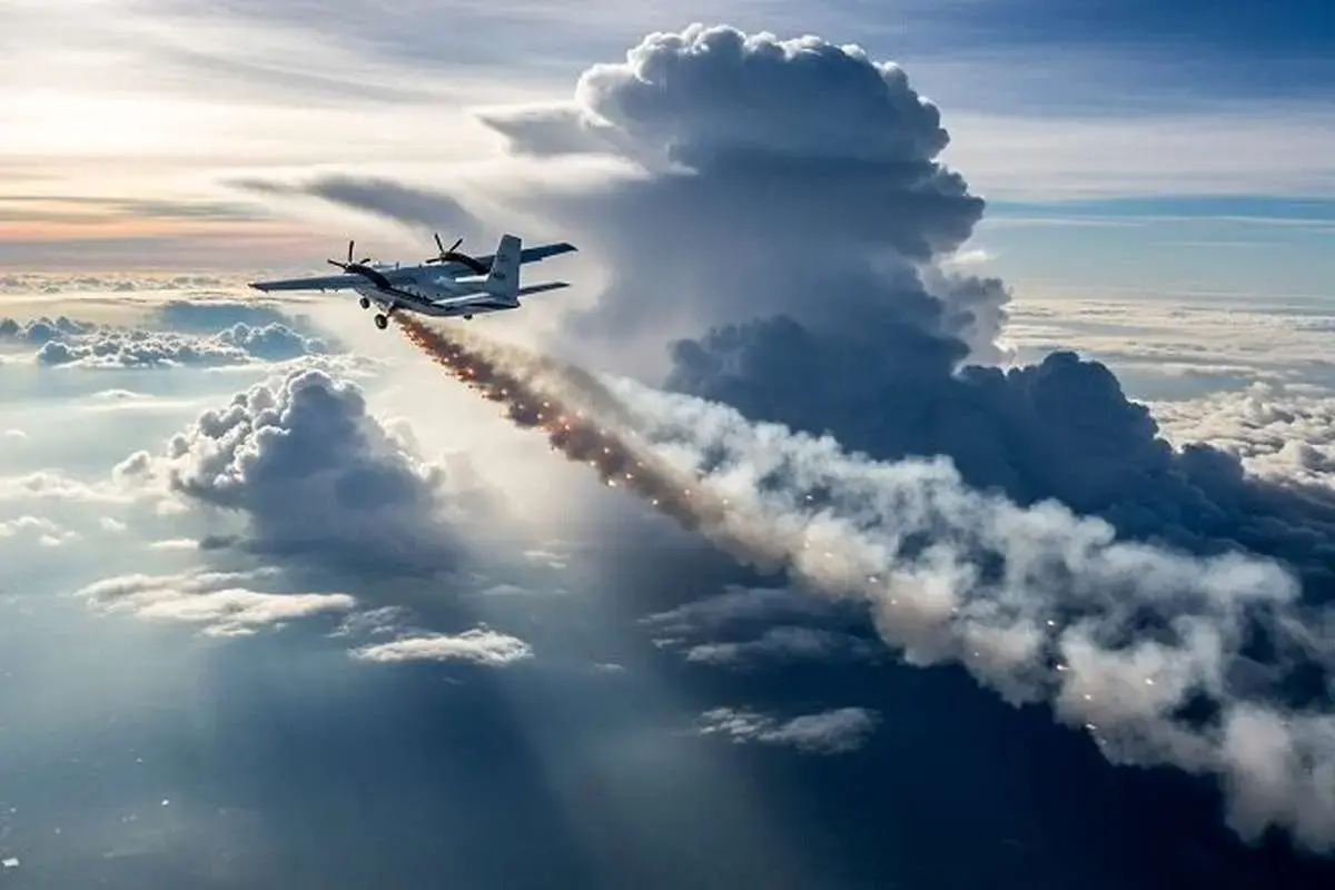 عملیات گسترده هوافضای سپاه برای بارورسازی ابرها