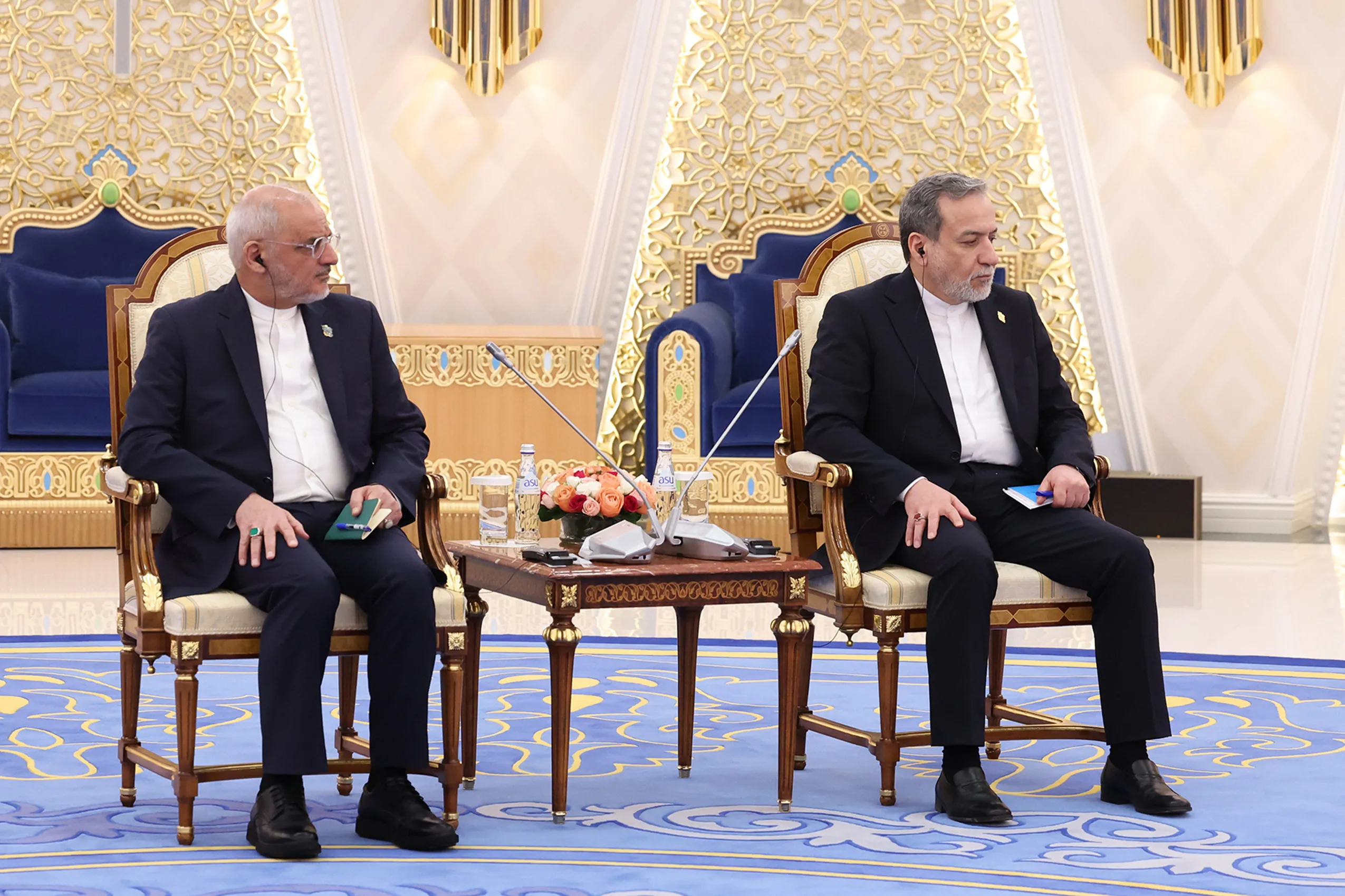 دیدار روسای جمهور ایران و قزاقستان 