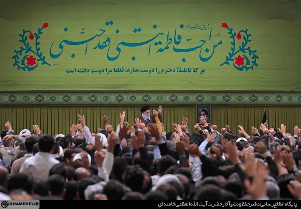 رهبری در دیدار با مداحان