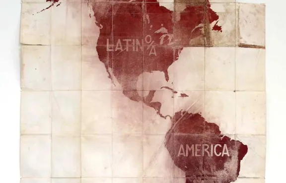 اثر پدرو لاش با عنوان «آمریکای لاتین/یک» (۲۰۰۳) اثر پدرو لاش با عنوان «آمریکای لاتین/یک» (۲۰۰۳)