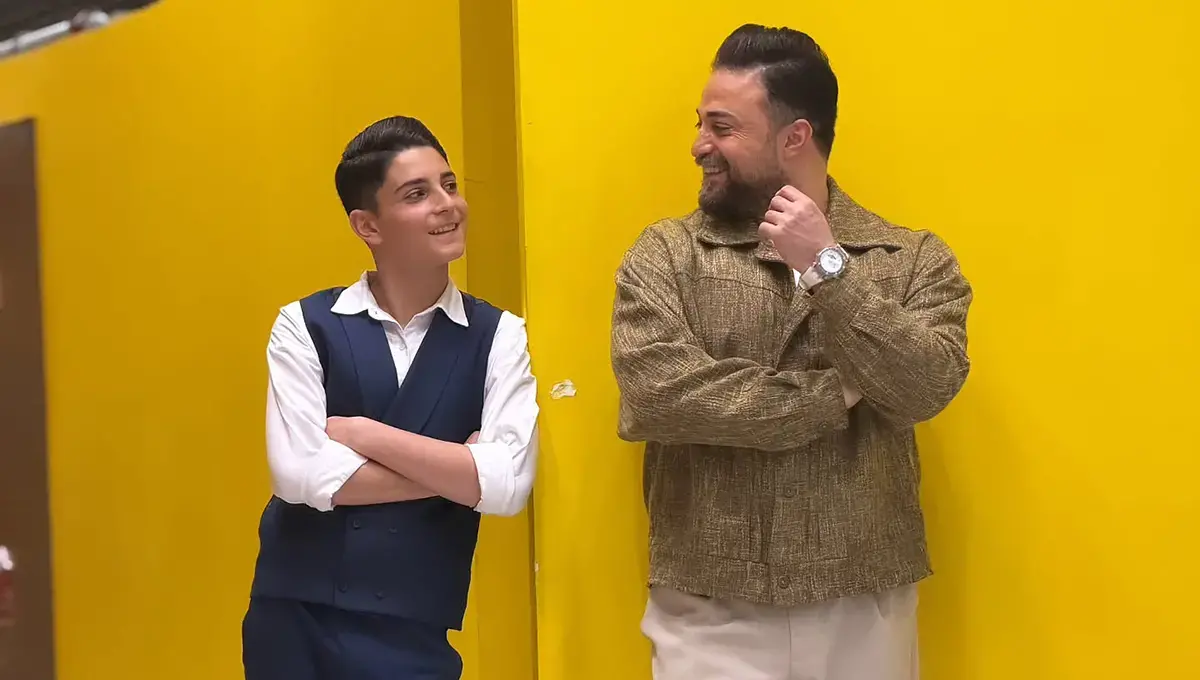 بابک جهانبخش و پسرش آرتا در اصفهان؛ راز قدبلند شدن شگفت‌انگیز آرتا فاش شد!