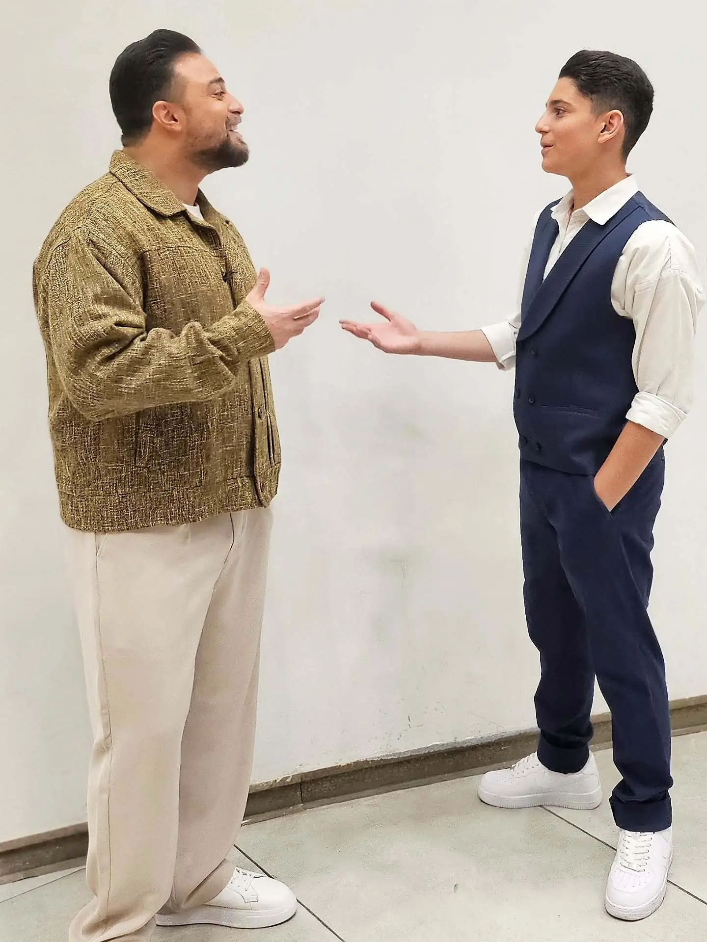 بابک جهانبخش و پسرش آرتا جهانبخش در کنسرت اصفهان