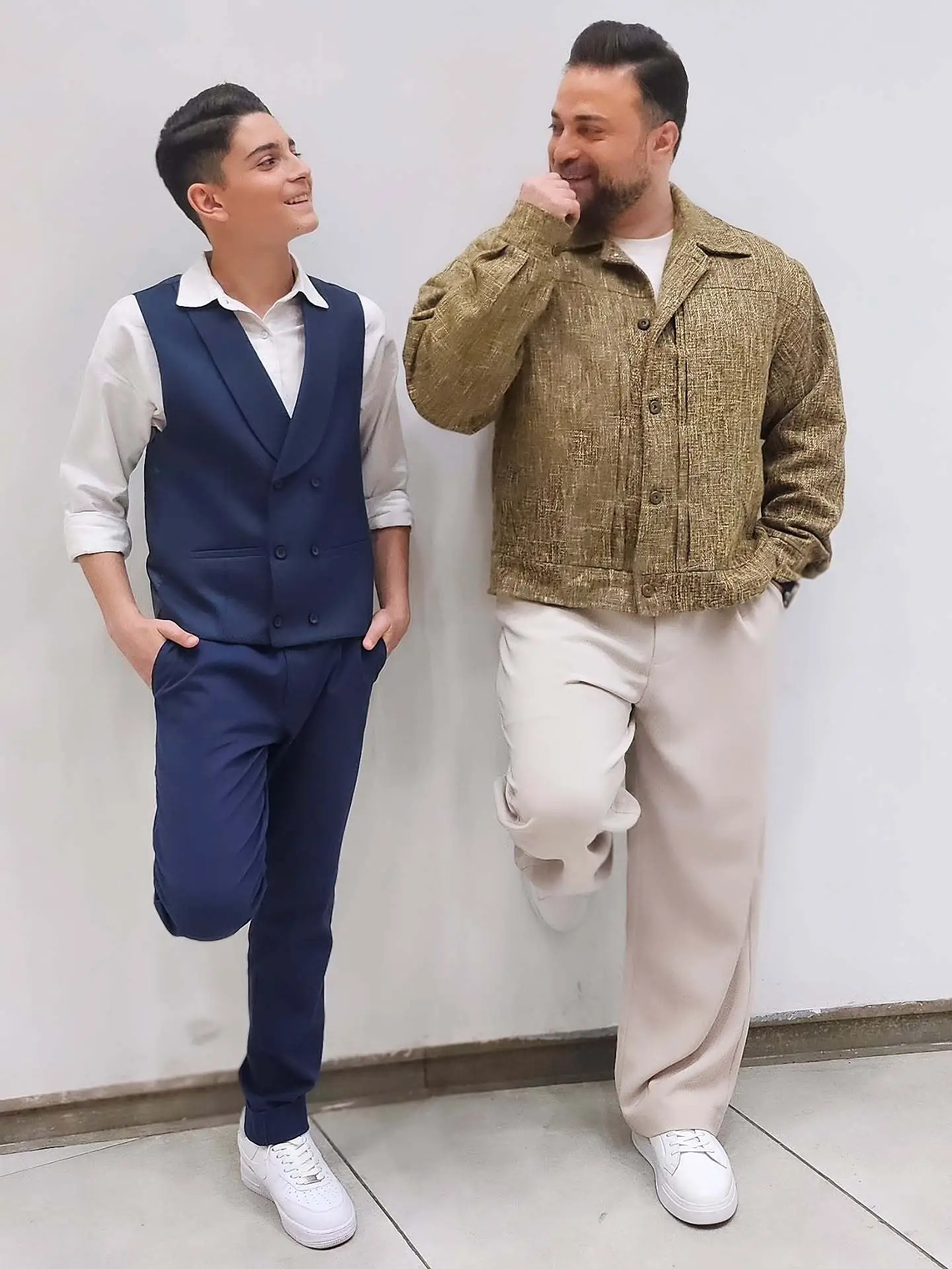 بابک جهانبخش و پسرش آرتا جهانبخش در کنسرت اصفهان