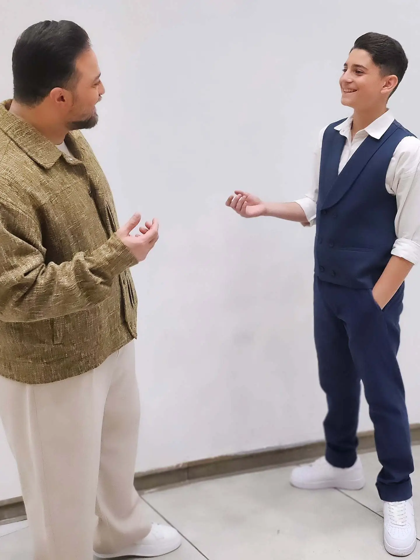 بابک جهانبخش و پسرش آرتا جهانبخش در کنسرت اصفهان