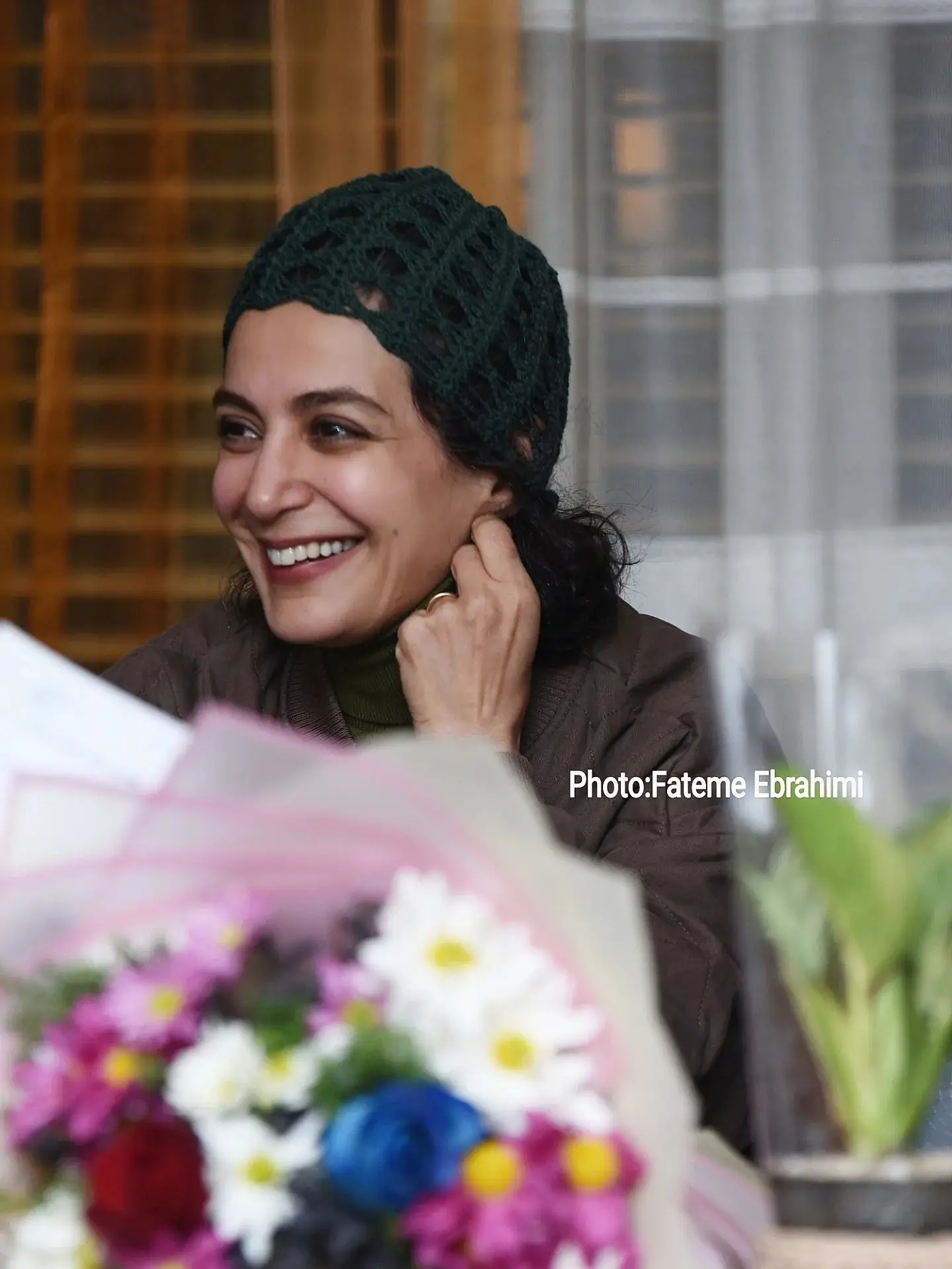 الهام کردا در رونمایی از کتاب فضای خالی از انتشارات فکر نو