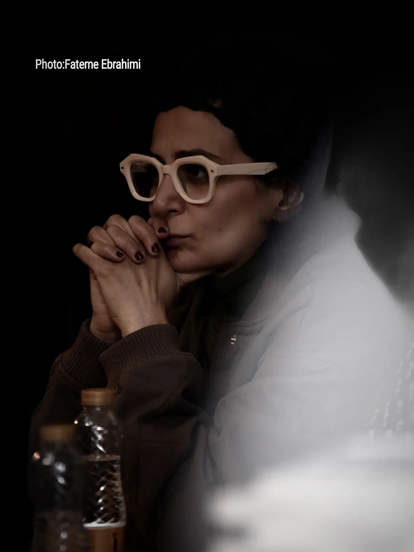 الهام کردا در رونمایی از کتاب فضای خالی از انتشارات فکر نو