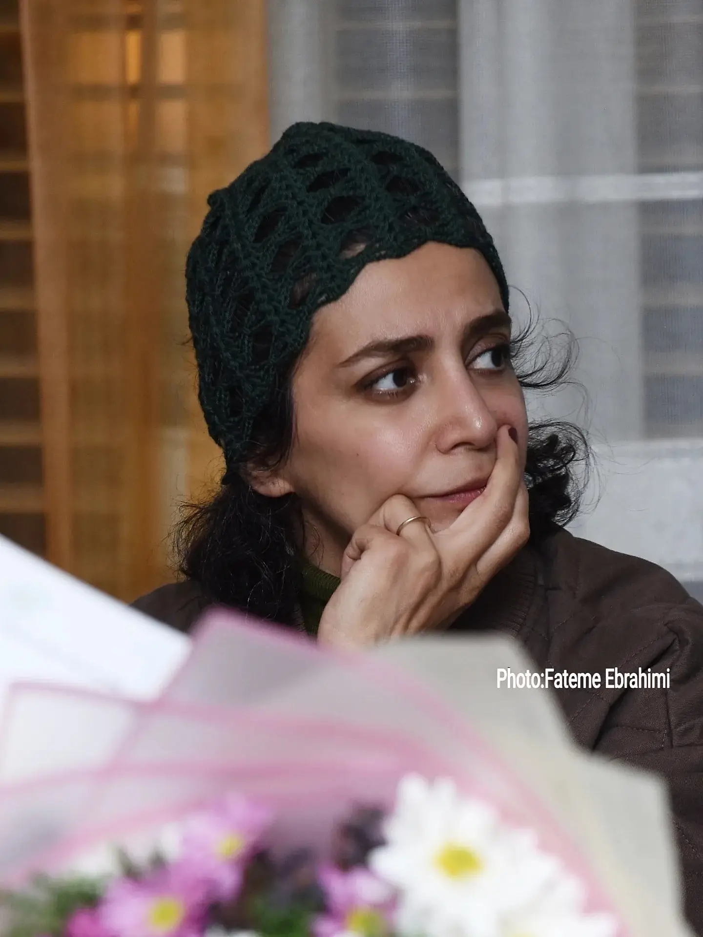 الهام کردا در رونمایی از کتاب فضای خالی از انتشارات فکر نو