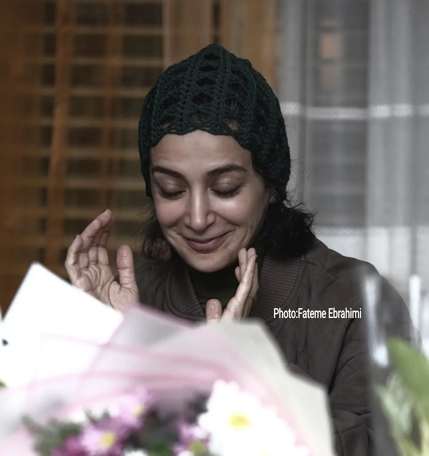 الهام کردا در رونمایی از کتاب فضای خالی از انتشارات فکر نو