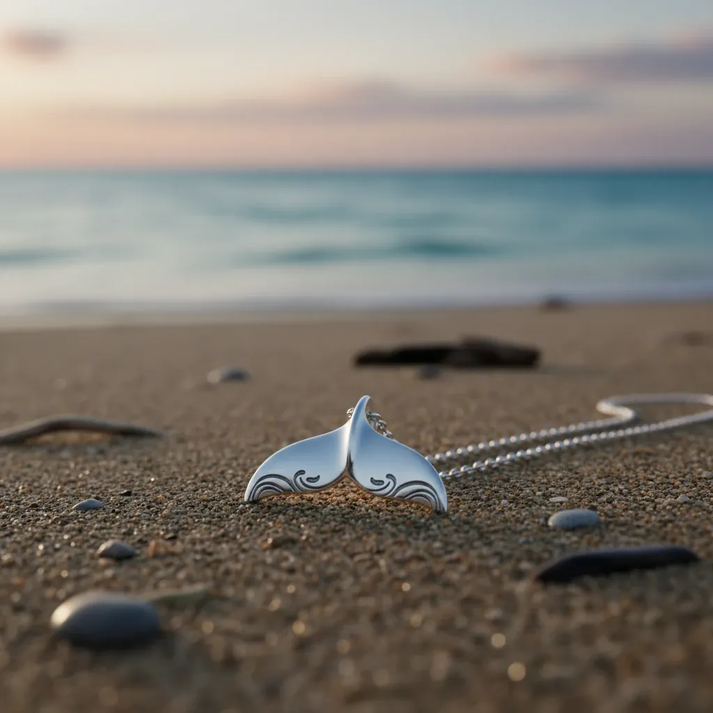 گردنبند دم وال گردنبند دم وال