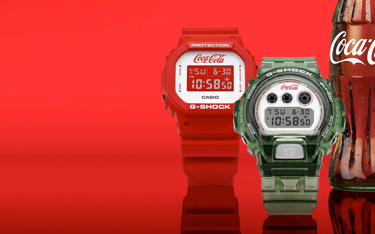 همکاری شگفت‌انگیز کاسیو و کوکاکولا؛ ساعت جی‌شاک با طراحی بی‌سابقه CasiOak رونمایی شد!