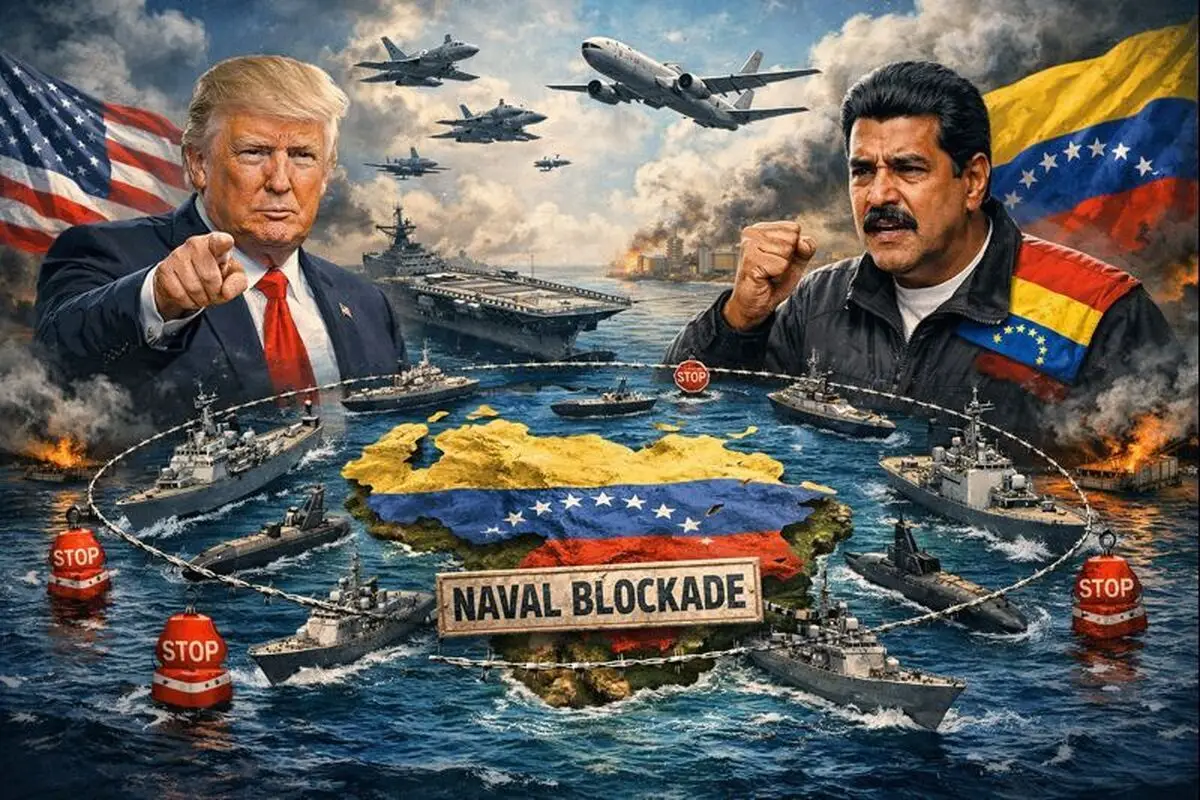 ترامپ اعلام کرد: محاصره دریایی ونزوئلا برای بازپس‌گیری نفت و دارایی‌ها!