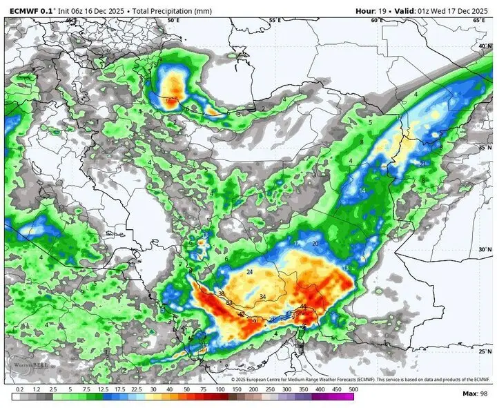نقشه هواشناسی نقشه هواشناسی