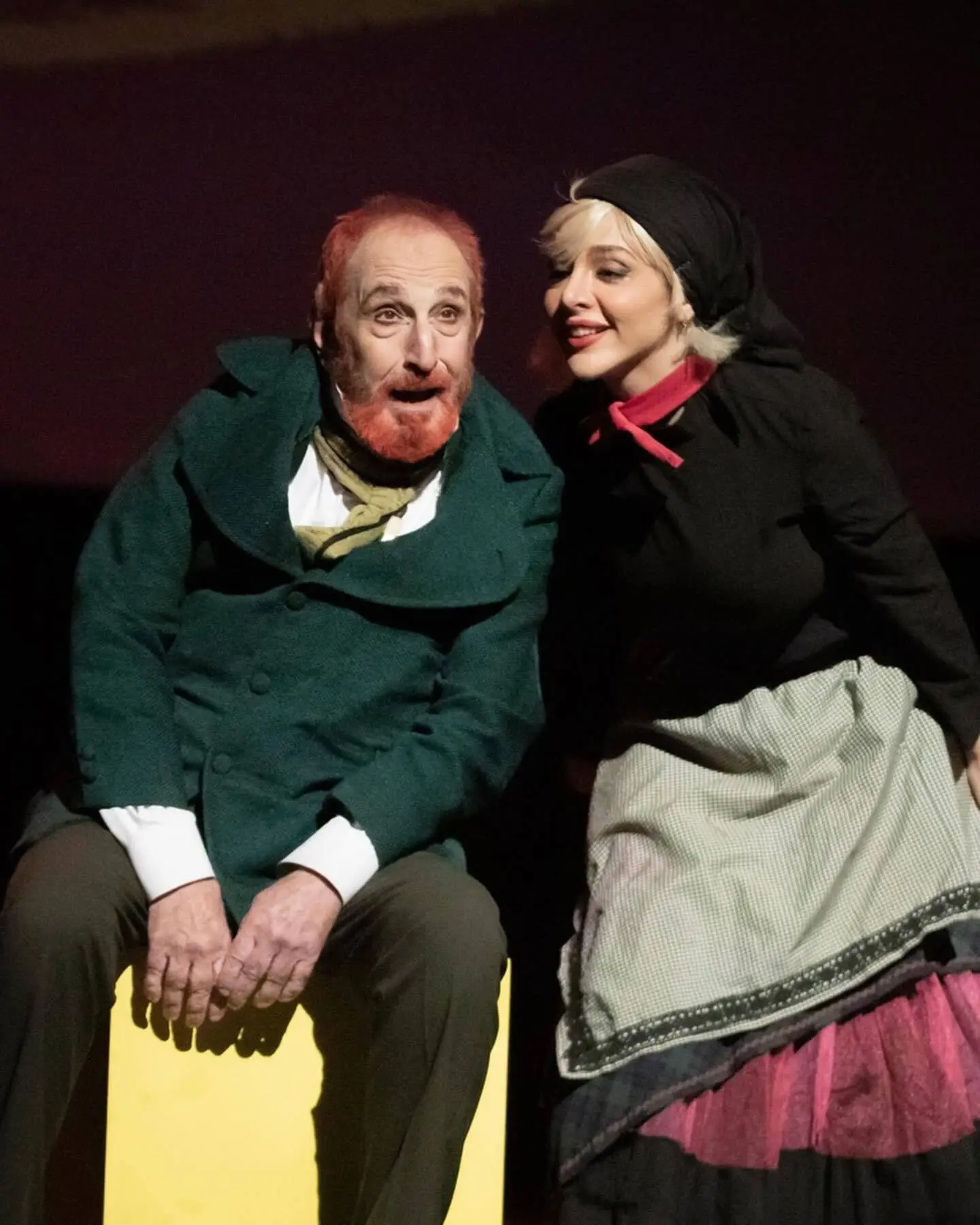 المیرا دهقانی در نمایش «باد زرد ونگوگ»