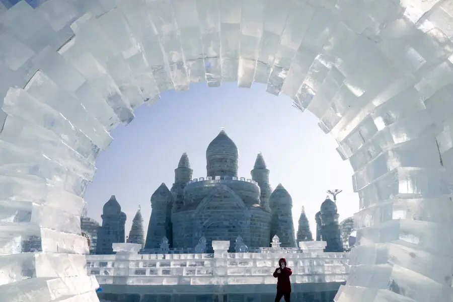 جشنواره سازه های برفی و یخی هاربین چین/ گتی ایمجز