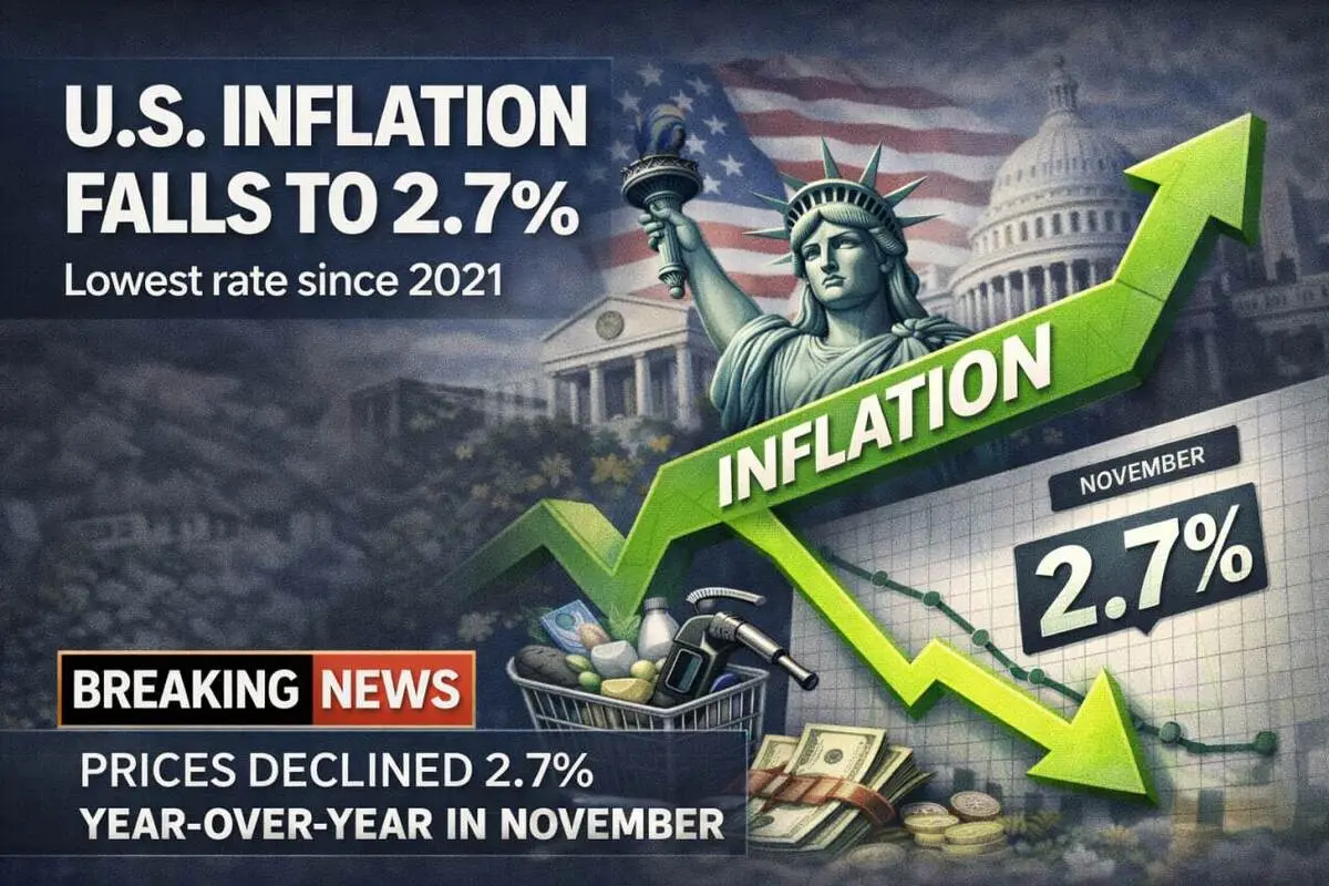 تورم آمریکا : 2.7 درصد