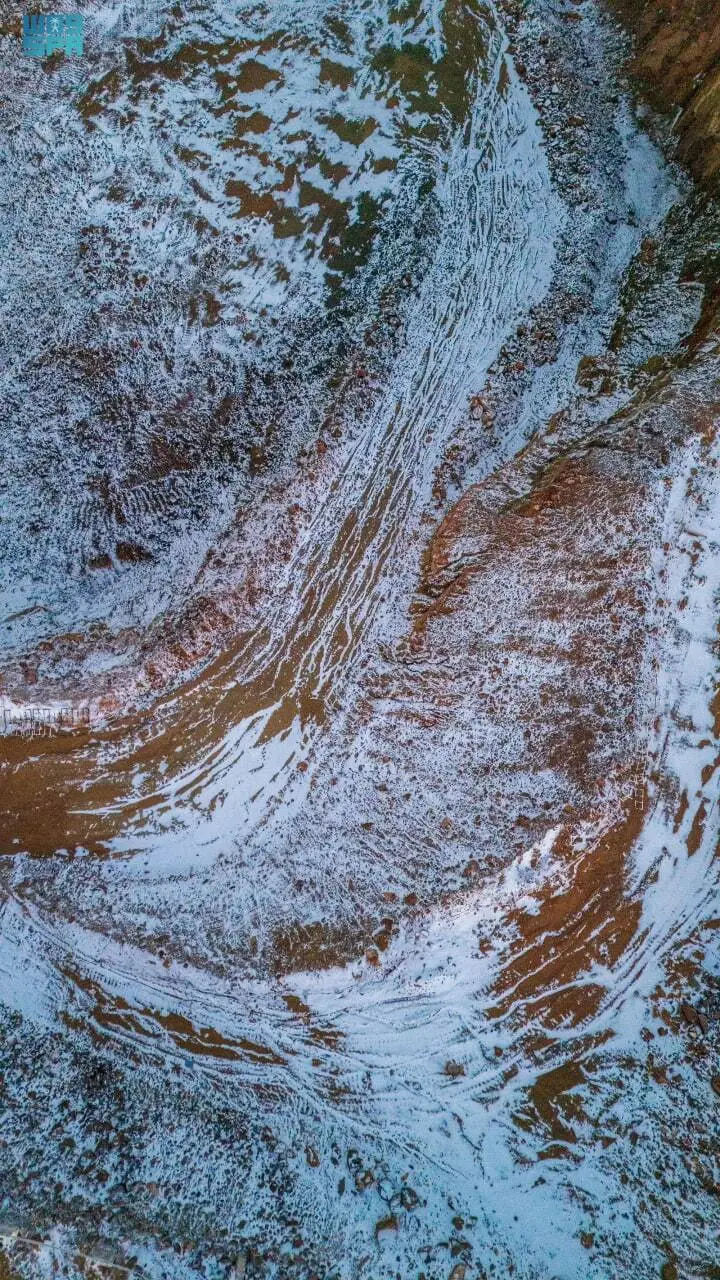 برف و یخ در عربستان سعودی