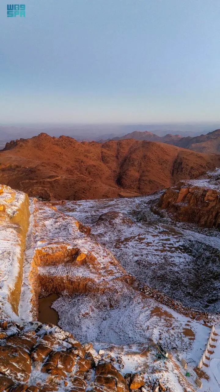 برف و یخ در عربستان سعودی