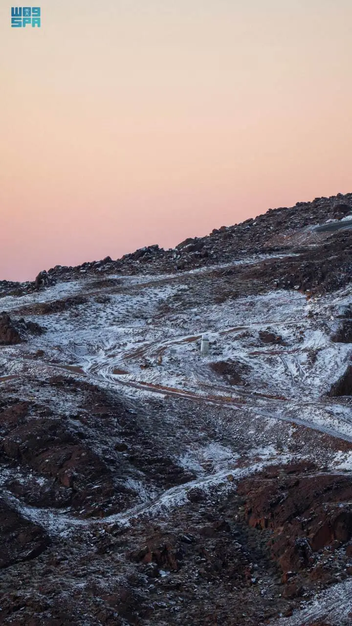 برف و یخ در عربستان سعودی