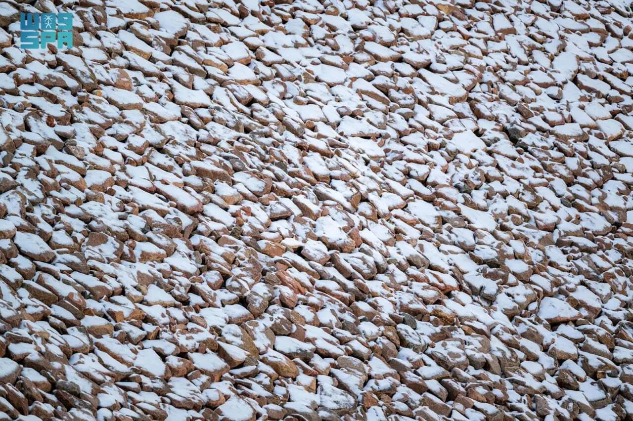 برف و یخ در عربستان سعودی