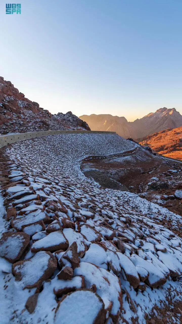 برف و یخ در عربستان سعودی