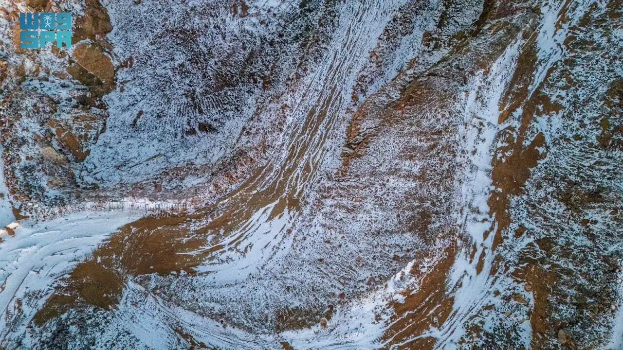 برف و یخ در عربستان سعودی