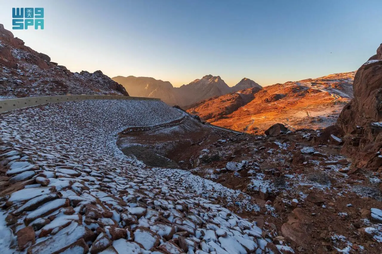 برف و یخ در عربستان سعودی