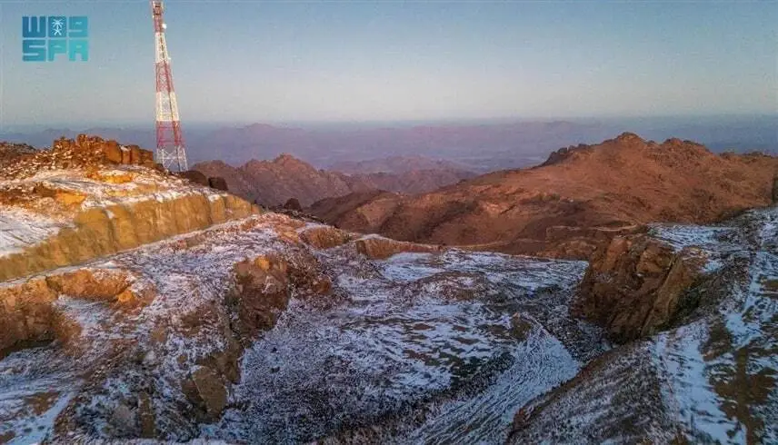 برف و یخ در عربستان سعودی