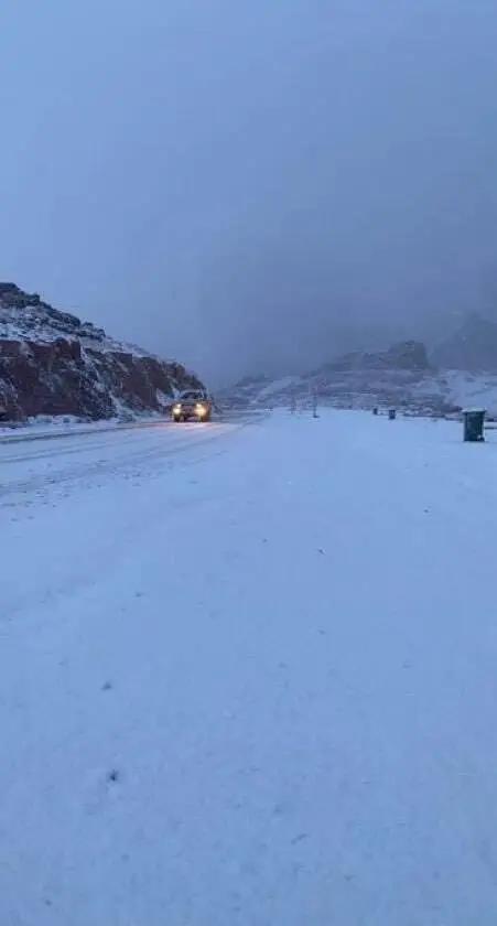 برف و یخ در عربستان سعودی