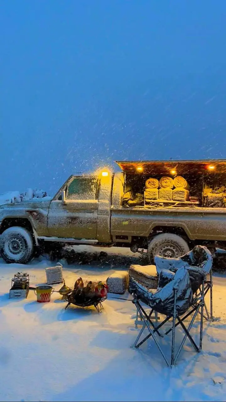 برف و یخ در عربستان سعودی