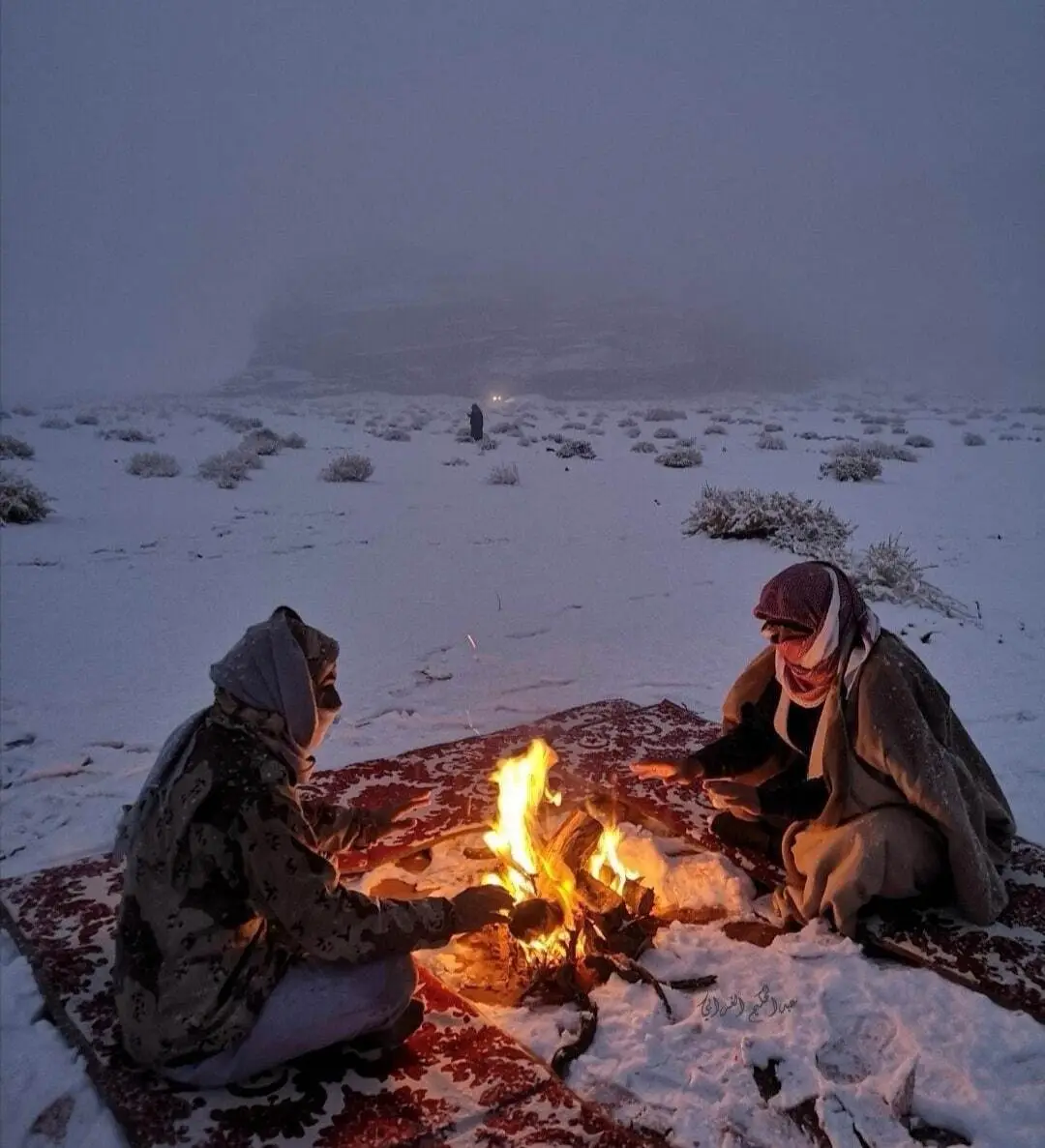 برف و یخ در عربستان سعودی