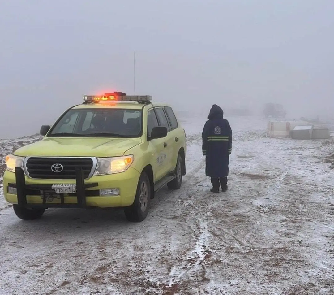 برف و یخ در عربستان سعودی