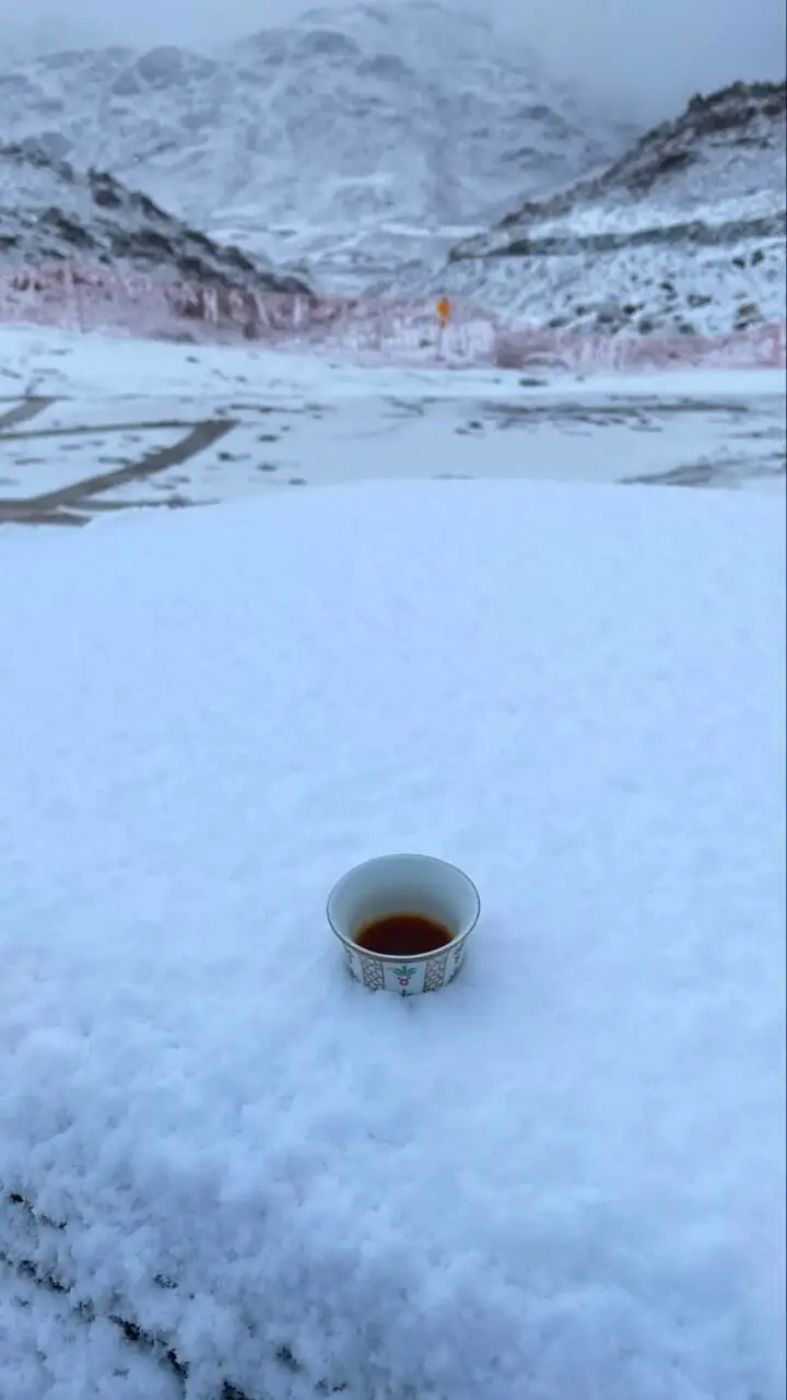 برف و یخ در عربستان سعودی