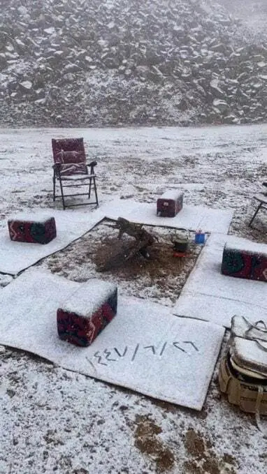 برف و یخ در عربستان سعودی