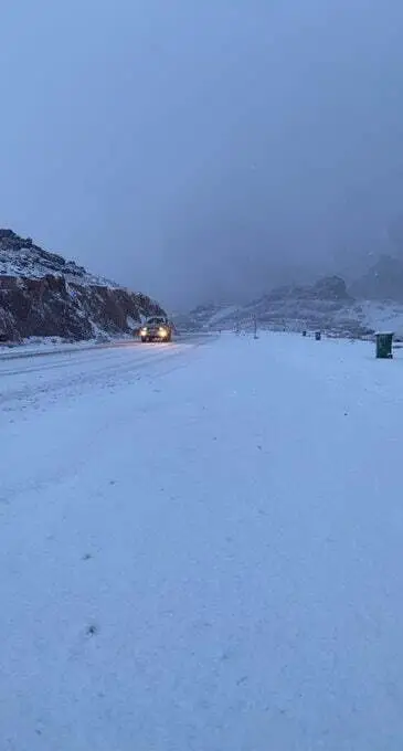 برف و یخ در عربستان سعودی