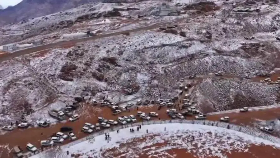 برف و یخ در عربستان سعودی