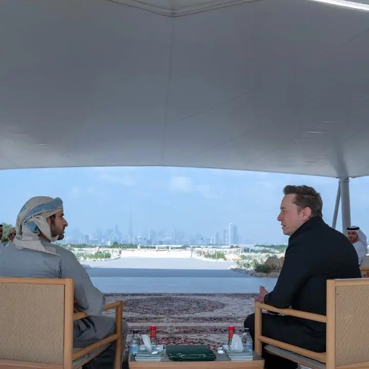 سفر ایلان ماسک به دبی و دیدار با ولیعهد